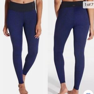 Calia by Carrie Underwood Purple and Black Workout Leggings
